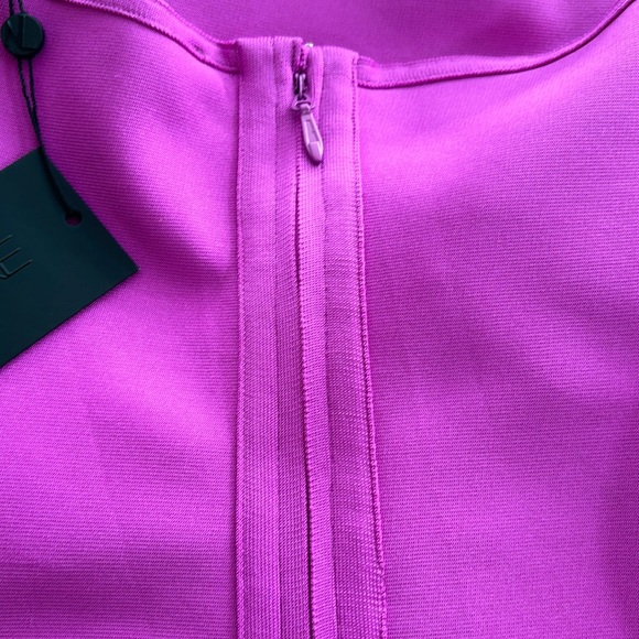 NEW! NovaLuxe violet strapless bodycon dress - Picture 5 of 9